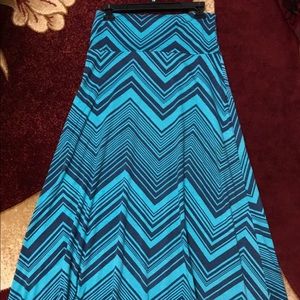 Mossimo Supply Co Maxi Skirt Geometric Print Sz M